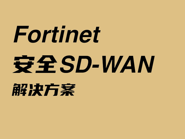 安全SD-WAN解决方案